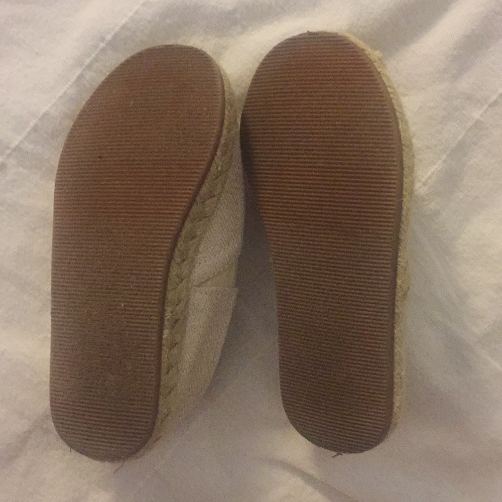 Gap sparkly little girls espadrilles size 8 - Picture 4 of 6